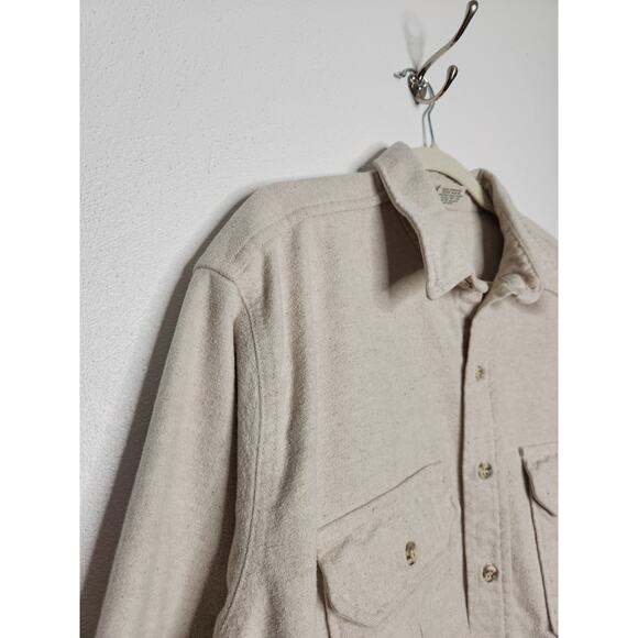 Vintage y2k Five Brothers Heavy Thick Chamois Flannel Button XL Shirt - Picture 2 of 6